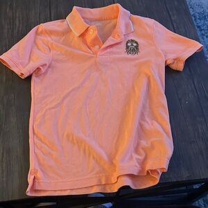 Kids orange Star Wars polo